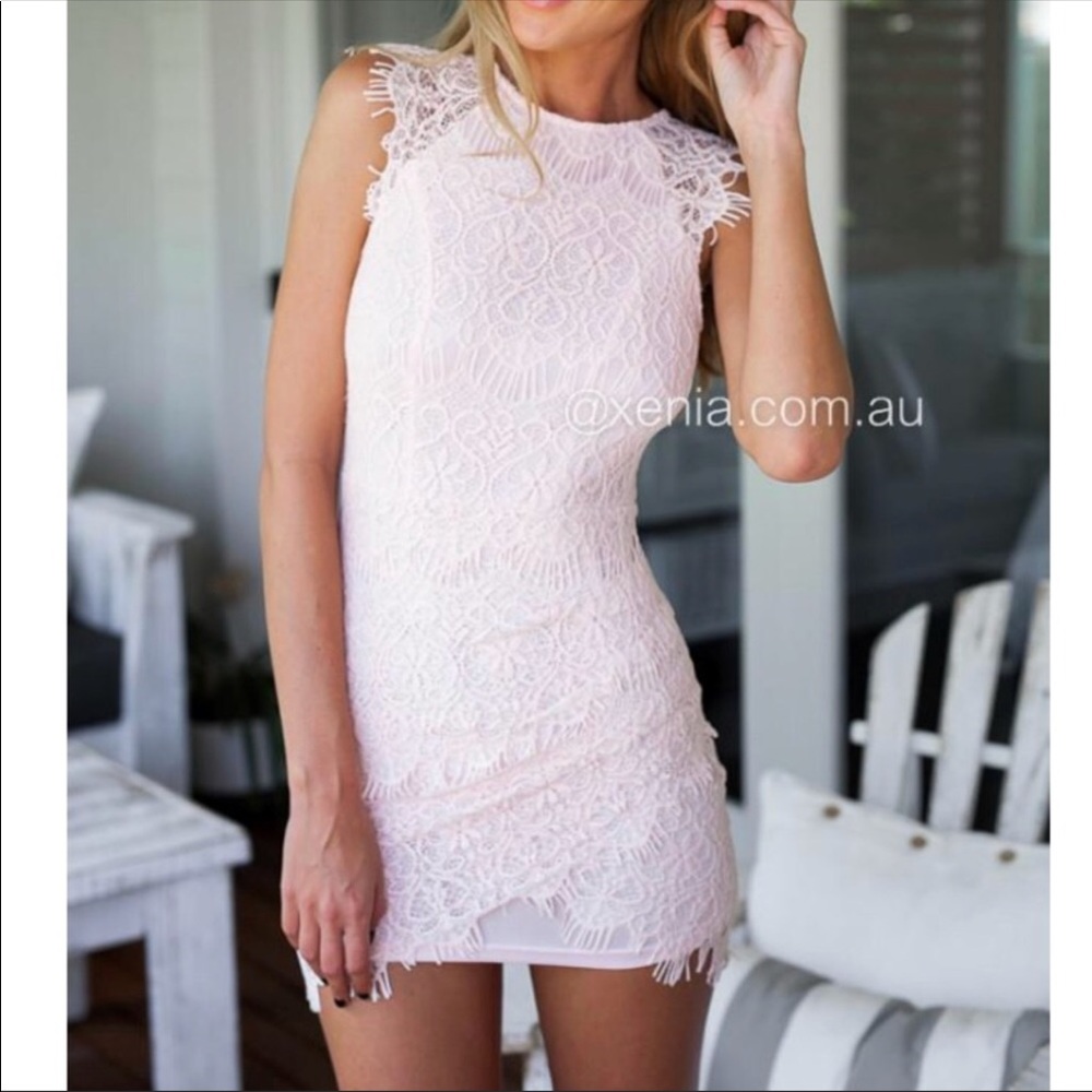 Xenia Boutique baby pink Jessica dress!